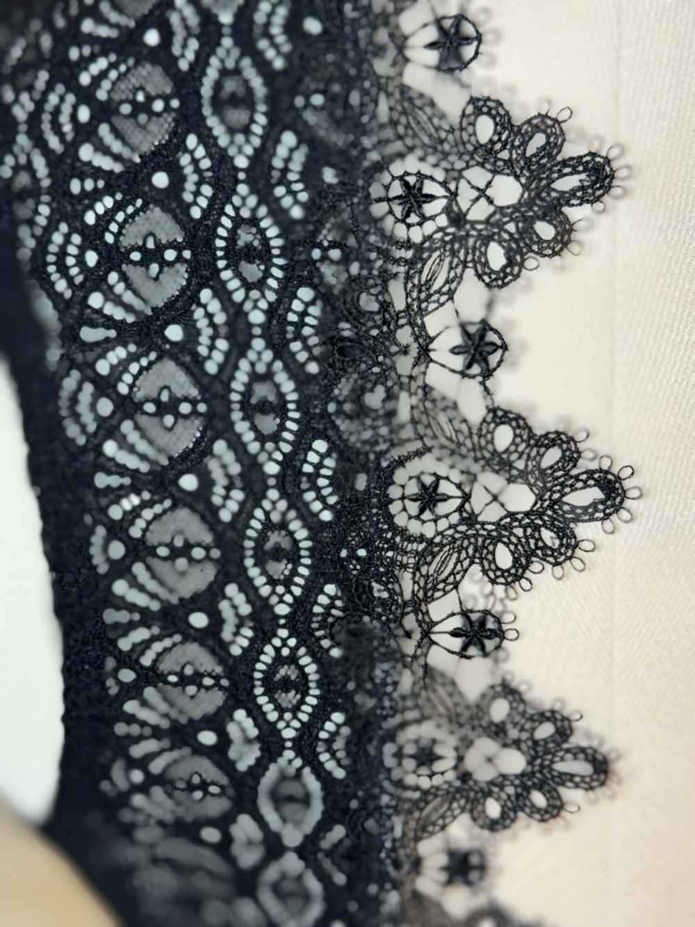Victoria's Secret Black Lace Bralette with Nude Lining Size XL - Picture 12 of 15